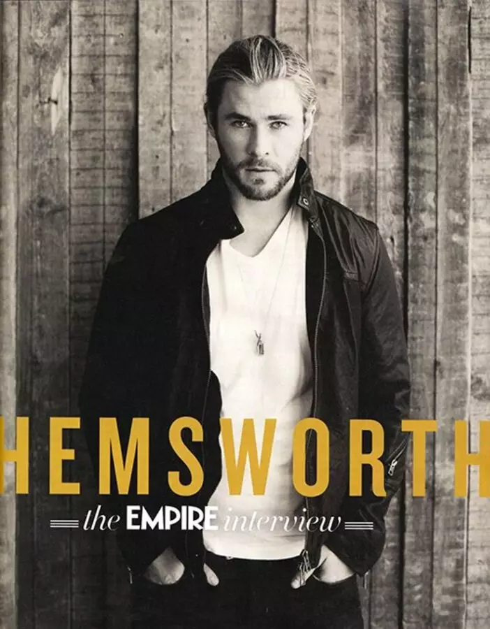 Chris Hemsworth i Empire Magazine. Januar 2013.