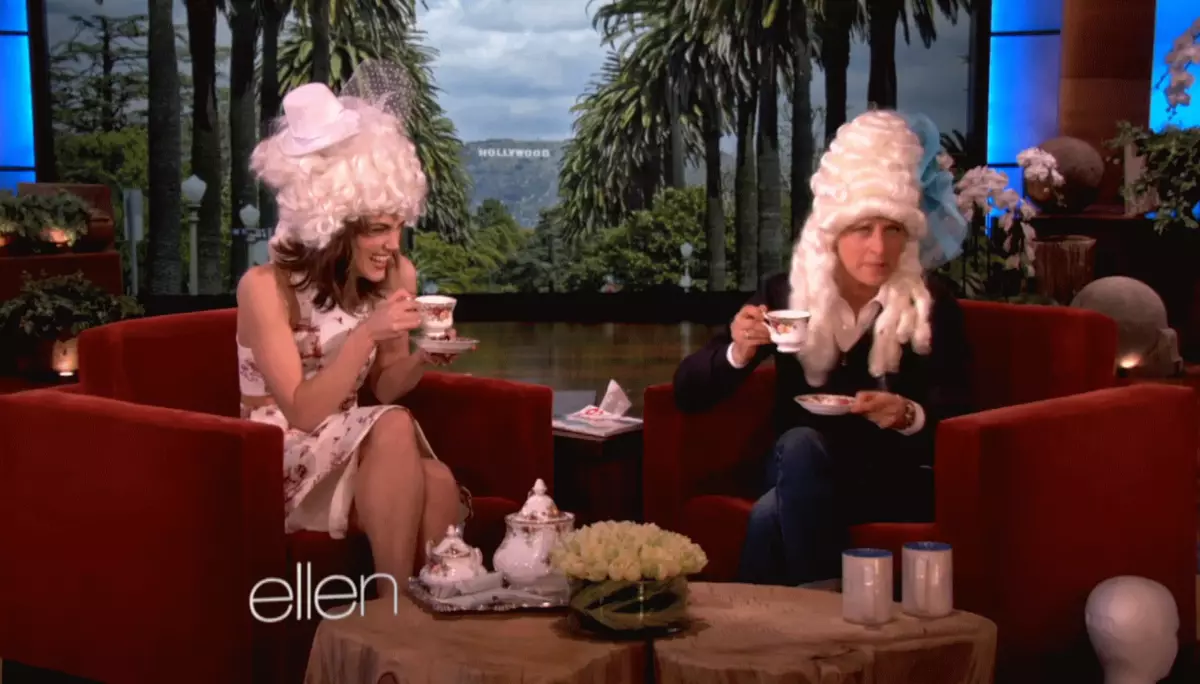 Kira Knightley na show Ellen Devensheres