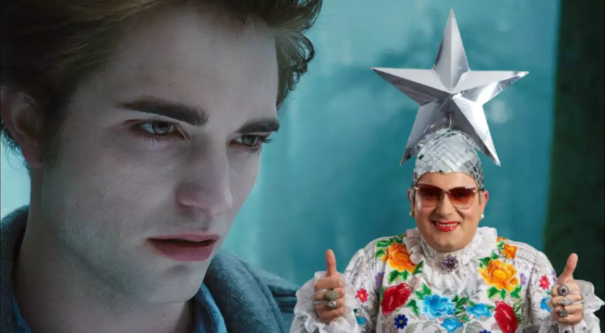 Salute, geloof! Twitter liet zien dat hij naar Edward Cullen uit Twilight luistert