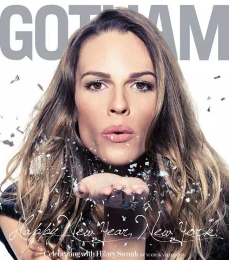 Hilary Swank ajakirja Gothamis. Jaanuar 2011.