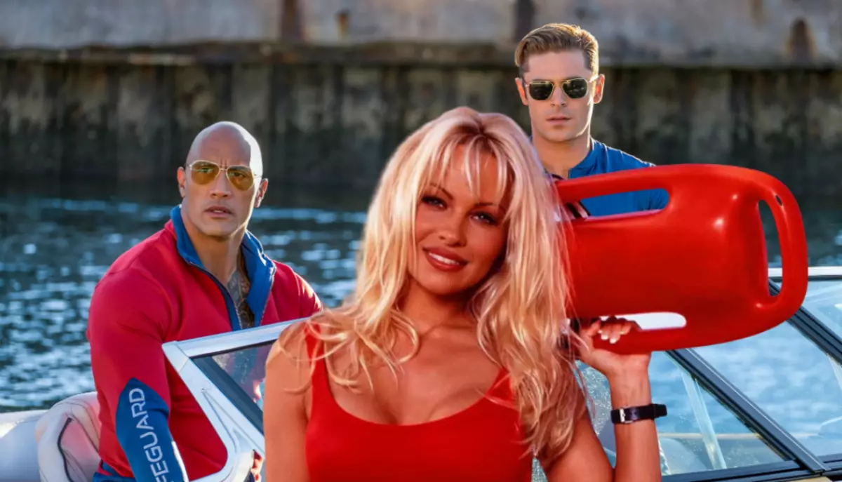 Pamela Anderson did not appreciate the "Malibu Rescuers" with Dune Johnson