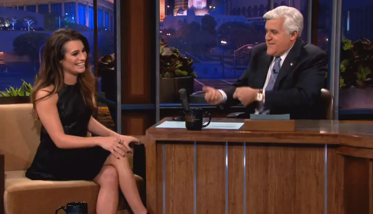 Lia michel na show jay leno