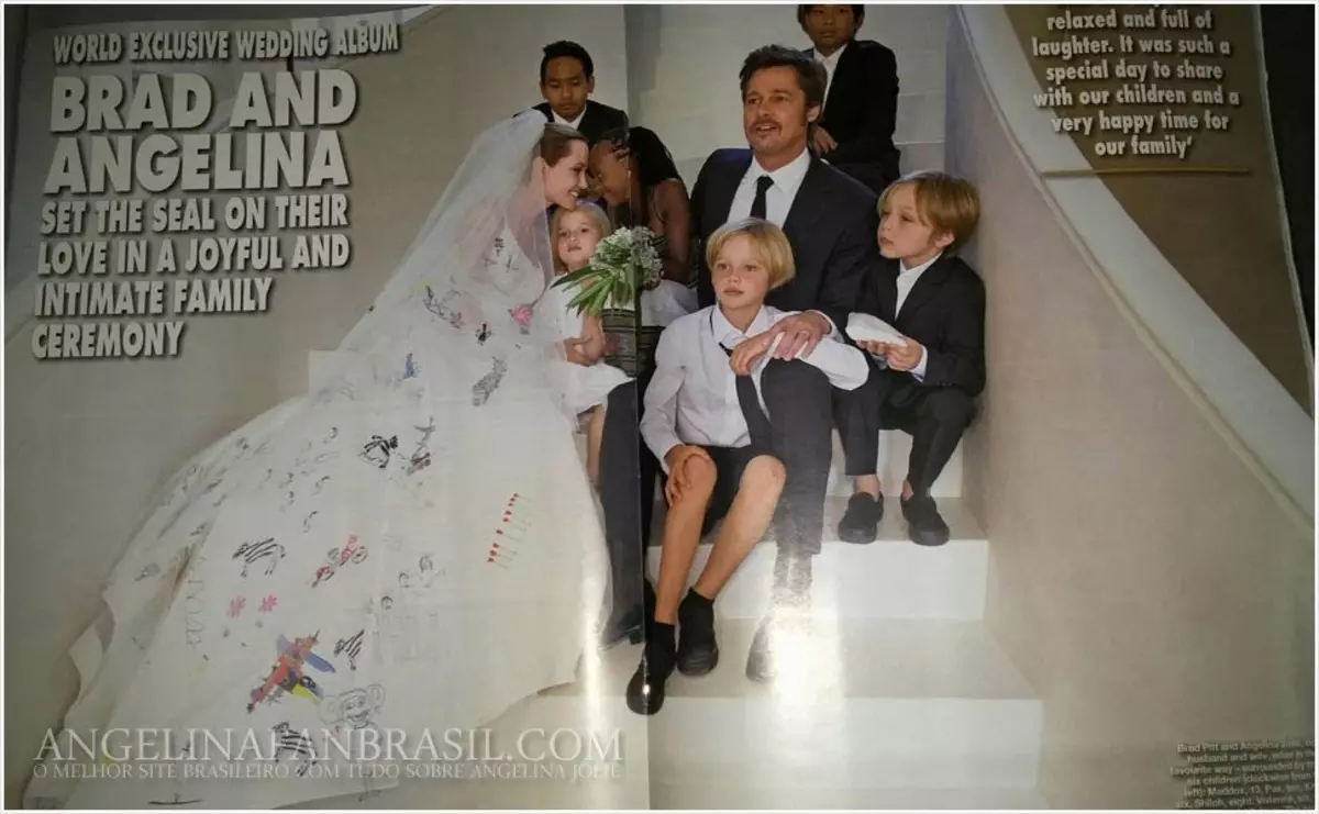 Wedding Angelina Jolie and Brad Pitt: Wêneyên nû û hûrgulî