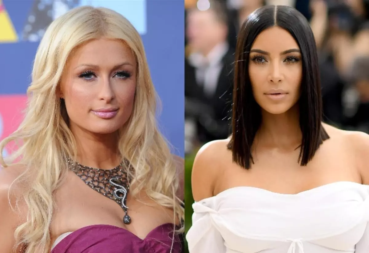 Compliment onder de gordel: Kim Kardashian Starred in Parijs Hilton Video op de ezel van het nummer de beste vriend