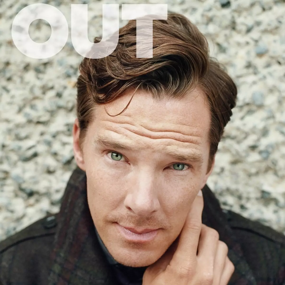 Benedict Cumberbatch din revista Out. Noiembrie 2014.