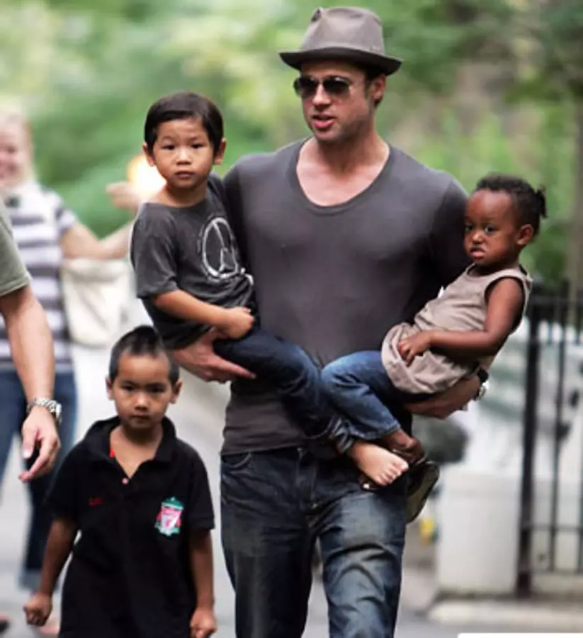 Brad Pitt om familielivet