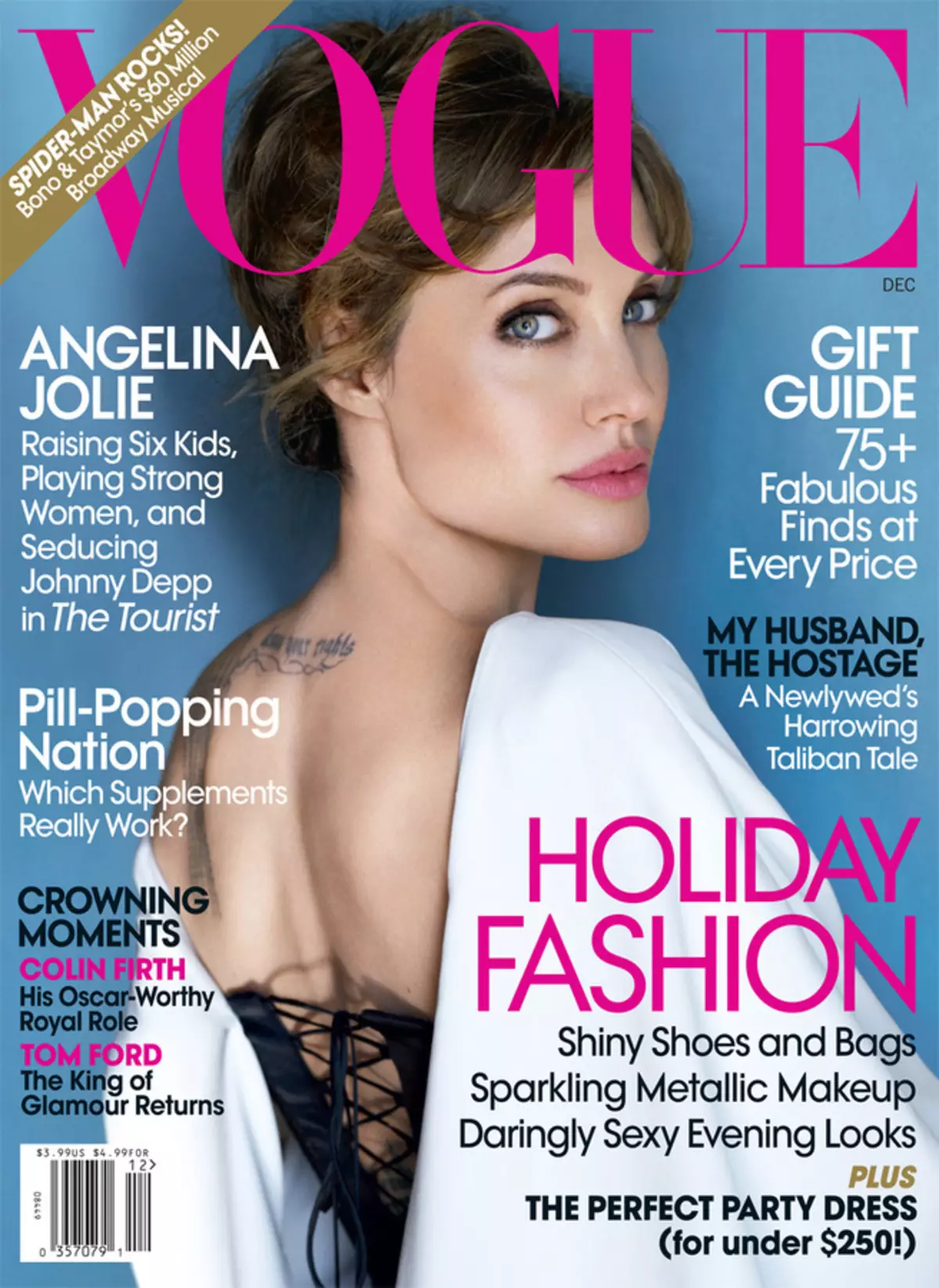 Thug Angelina Jolie agallamh mionsonraithe le iris Vogue