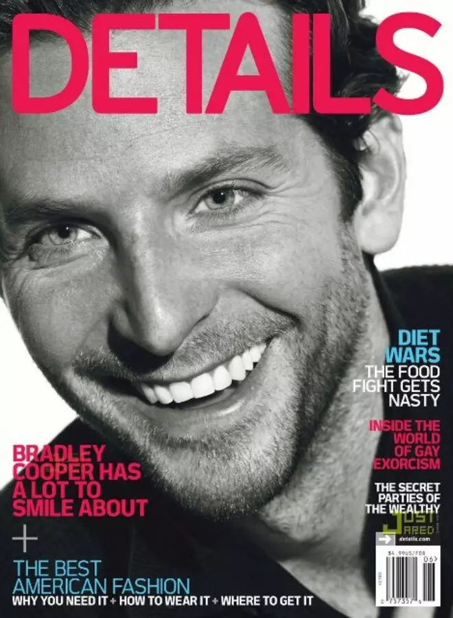 Bradley Cooper kuti mumve zambiri. Juni / Julayi 2010