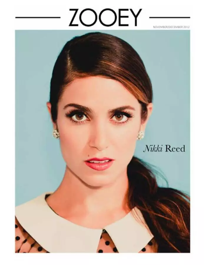 Nikki Reed dalam majalah Zooey. November / Disember 2012