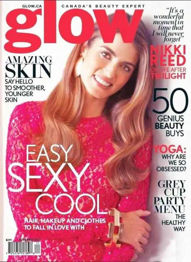 Nikki Reed nan lumineux a magazin. Novanm 2012.