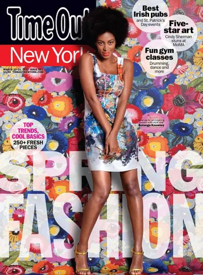Solange Noolez i Time Out Journal New York. Mars 2012.