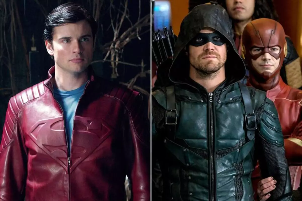 این Cambaker است: ستاره "Smallville" Tom Welling به نقش کلارک کنت در Arrow Crossover و Flash بازگشت