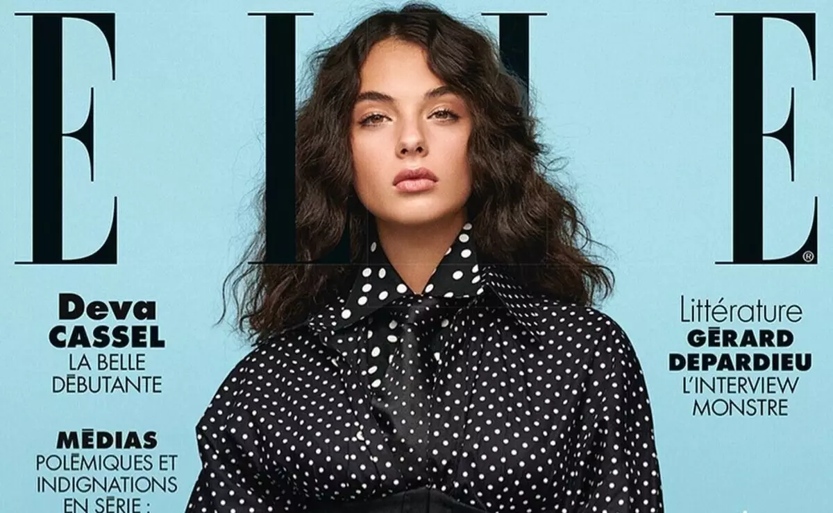 30 years later: The daughter of Monica Bellucci Virgo debuted on the cover of Elle magazine