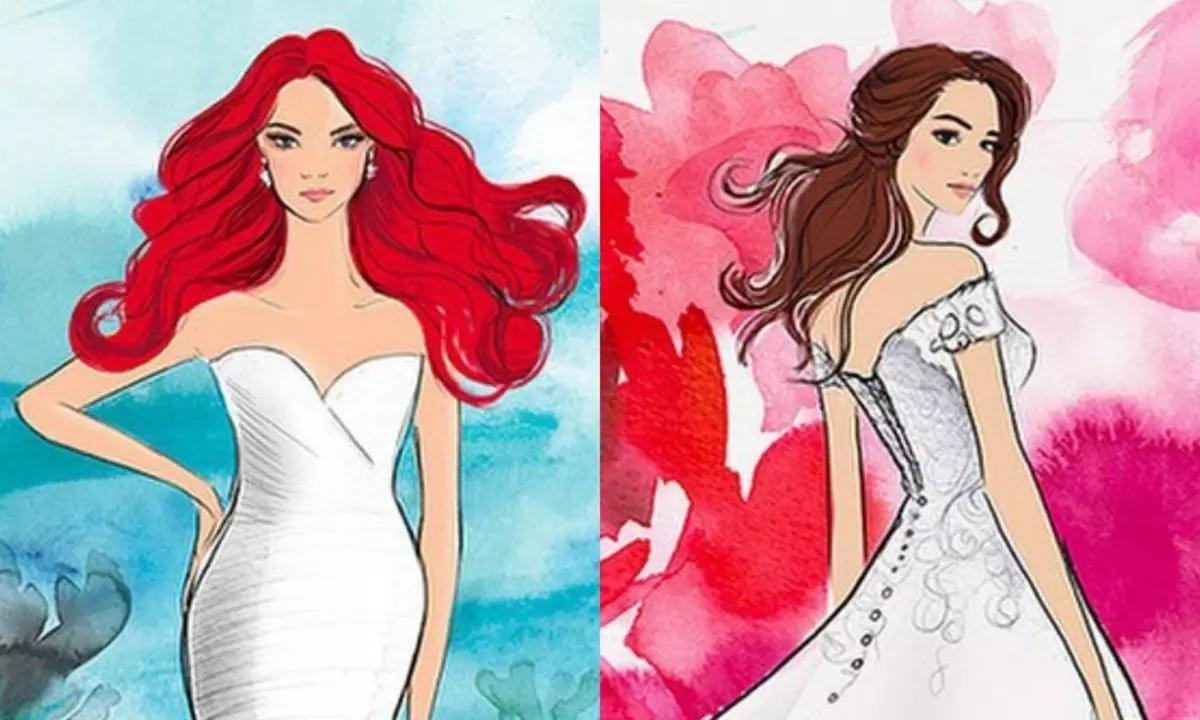 Ariel ou Bell? Na Semana da Moda presentará vestidos de noiva ao estilo das princesas de Disney