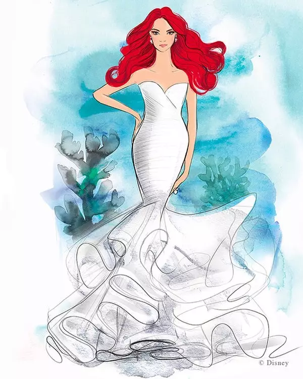 Ariel ou Bell? Na Semana da Moda presentará vestidos de noiva ao estilo das princesas de Disney 18300_1