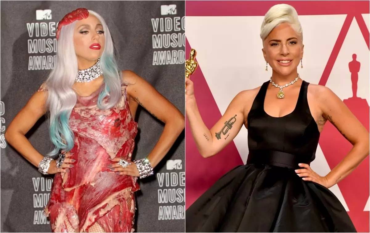 Lady Gaga Style Evolution: 6 milyon dollar üçün ətdən almazlara qədər paltarlardan