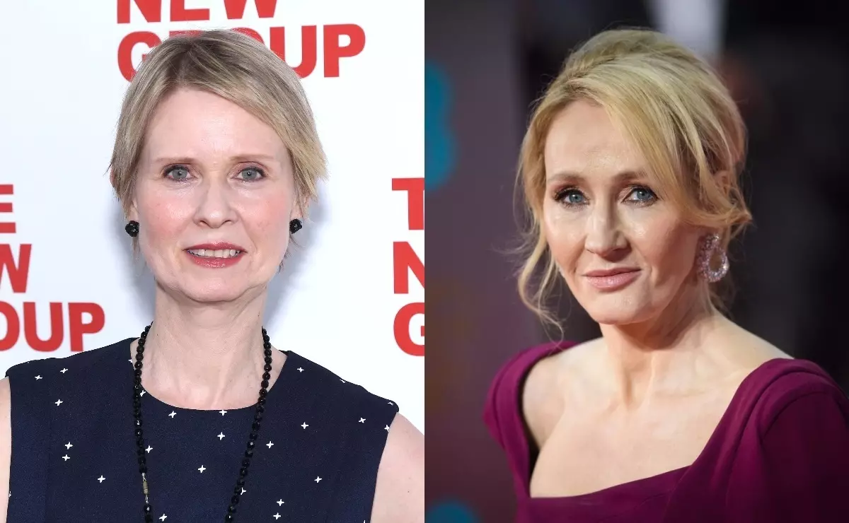 Star "Seksi suurkaupungissa" kritisoi Joan Rowling, suojella poika-transseen