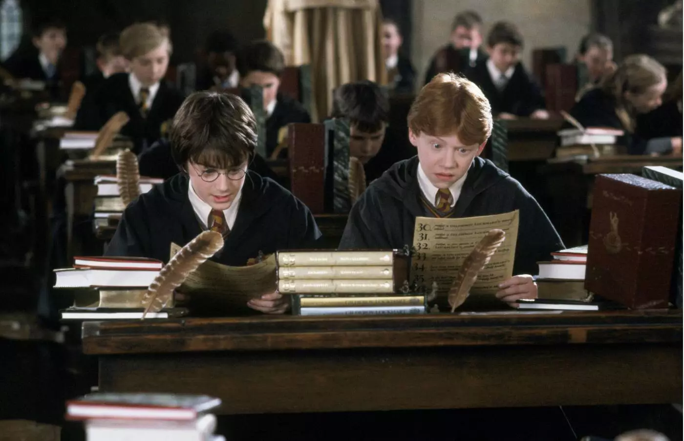 Daniel Radcliffe eskize bay Harry Potter fanatik pou 