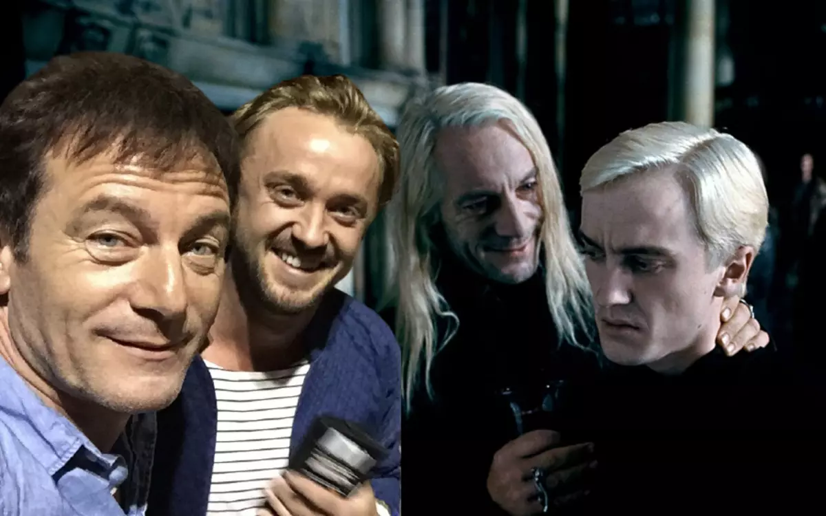Malfoy again together: Jason Isaacs congratulated the "Son" Tom Felton with the 33th Anniversary