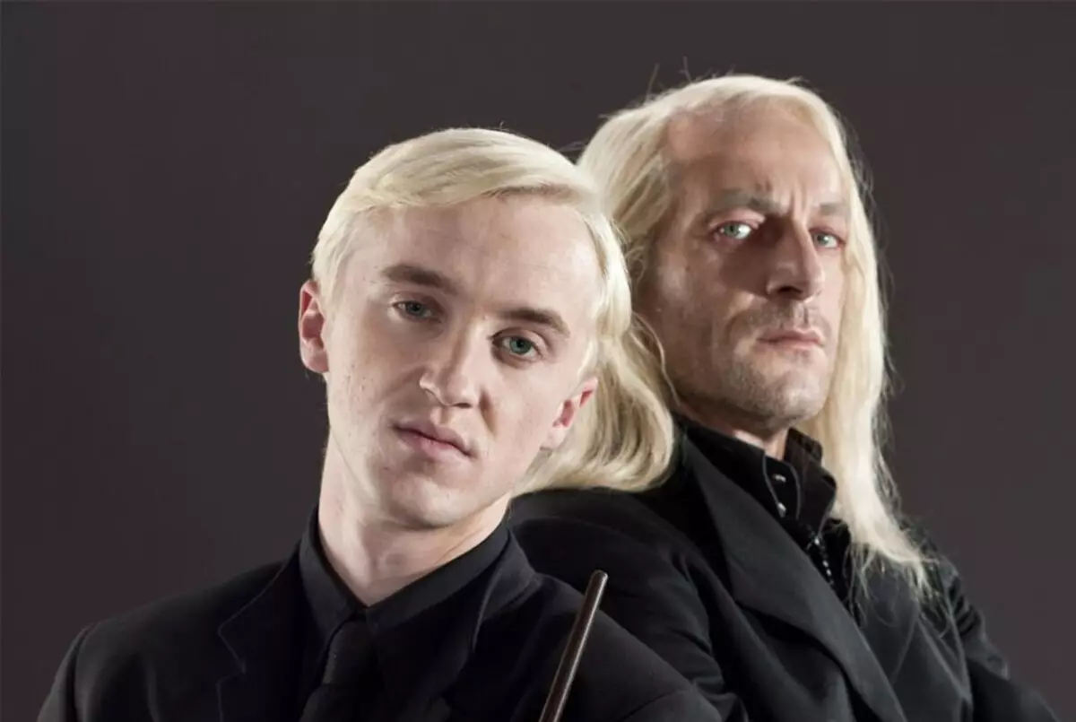 Aduniad Malfoev: Siaradodd Tom Felton mewn sgwrs fideo gyda thad sgrîn o Harry Potter "