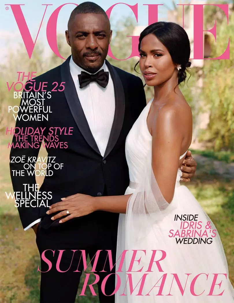 Idris Elba გაიზიარა ახალი ფოტოები ქორწილი Vogue გვერდებზე 20190_1