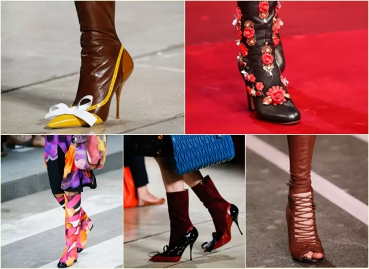 Fashion Boots Spring-2015: Litrato sa labing istilo nga modelo