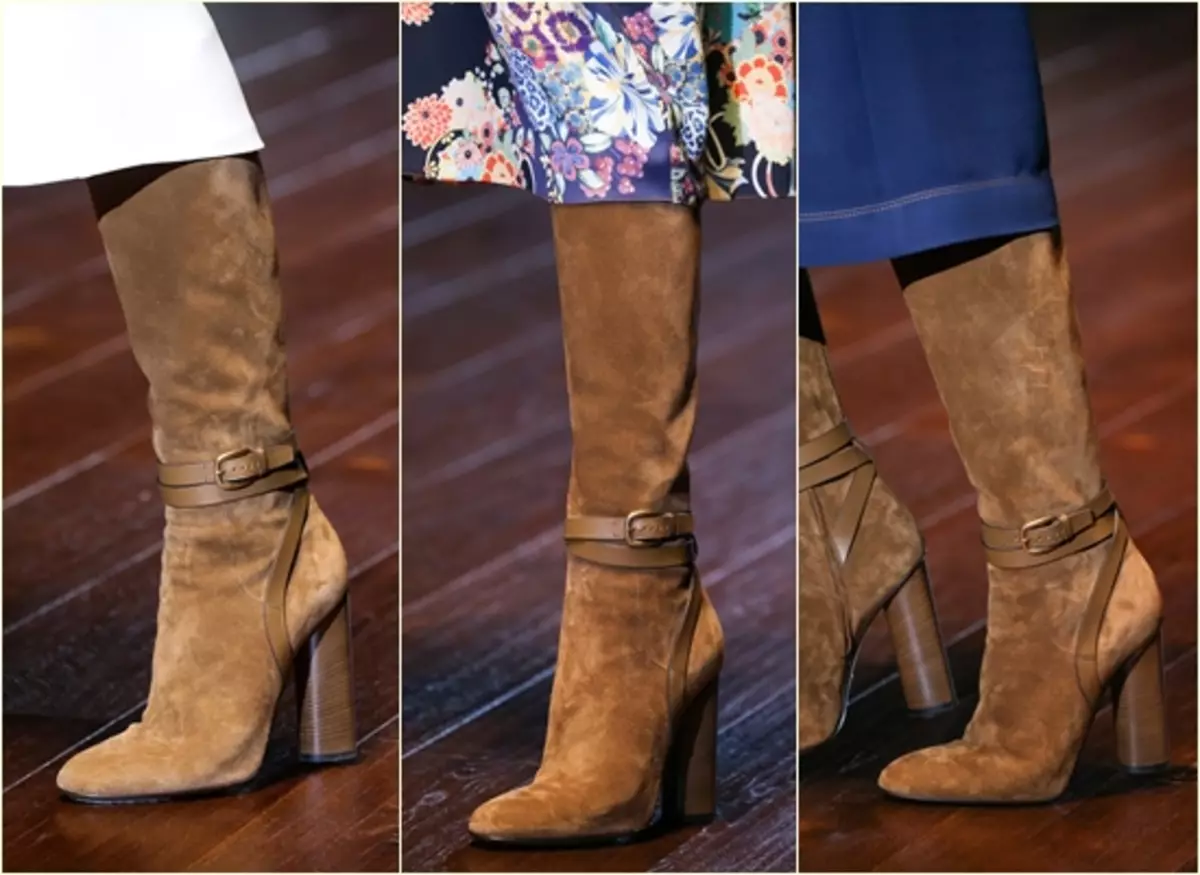 Imfashini Boots Spring-2015: Izithombe zamamodeli amnandi kakhulu 20762_7