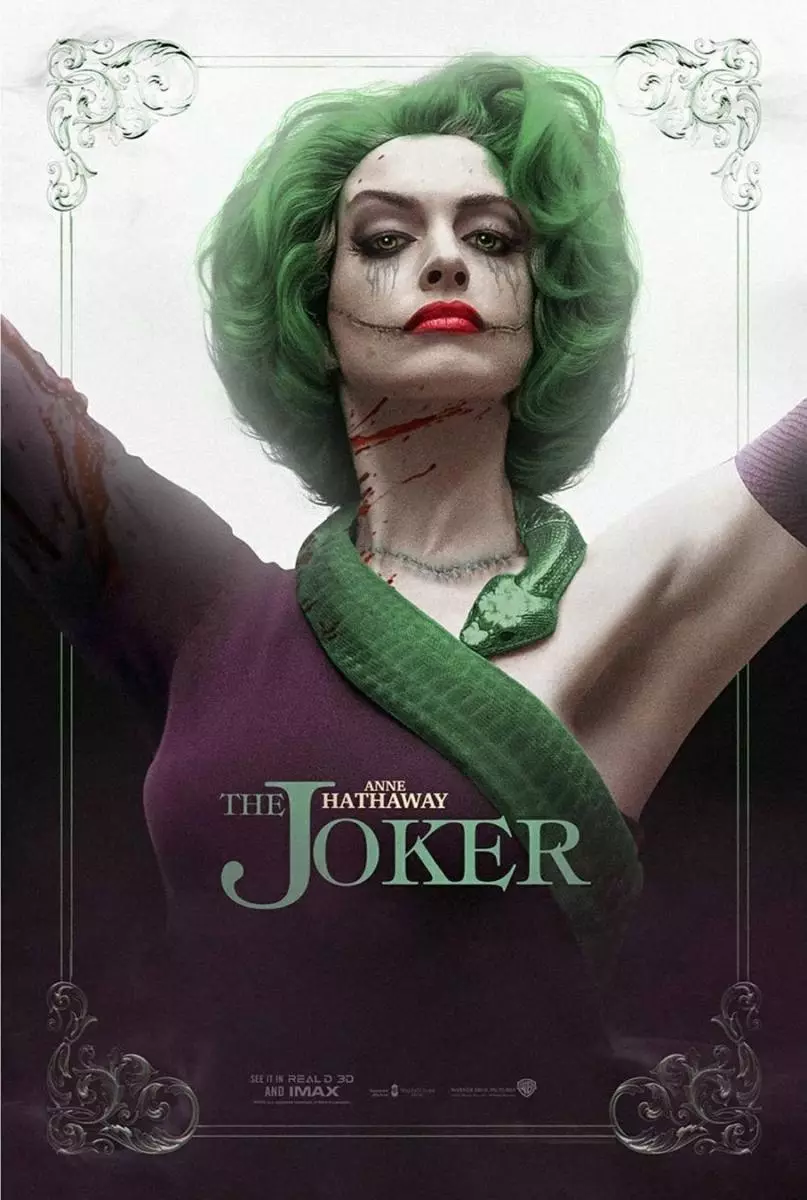 Ann Hathaway presentó en la imagen de Joker después del remolque de 