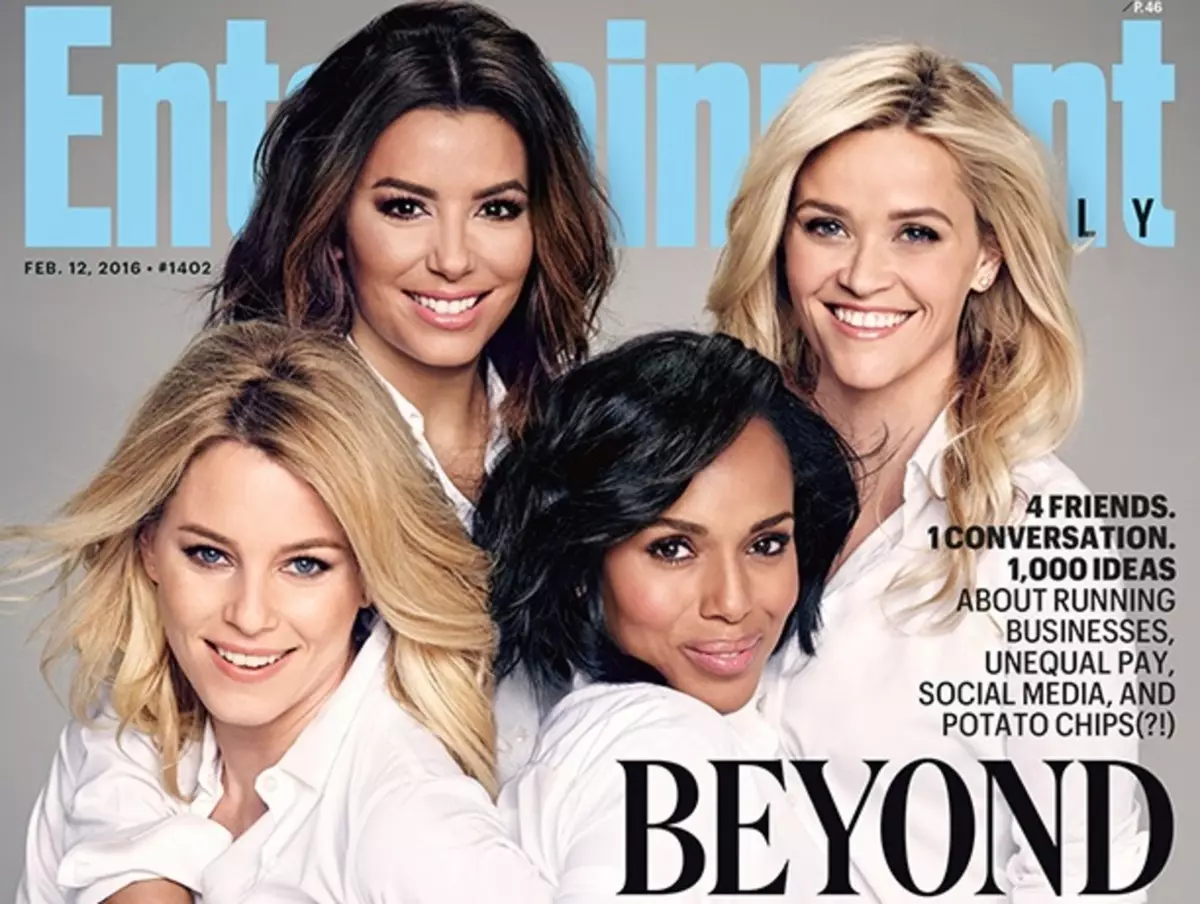 I-reese winerspuon, i-Eva Louta, iKerry Washington kunye ne-Elizabeth Banks bancokole ngeengxaki eHollywood