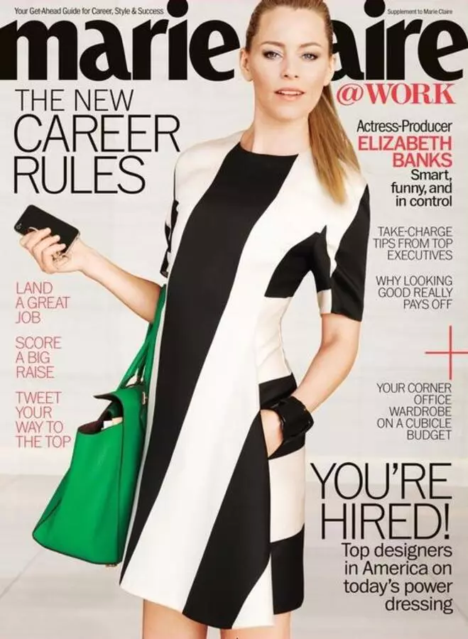 Elizabeth Banks στο Marie Claire Work Magazine. Μάιος 2013