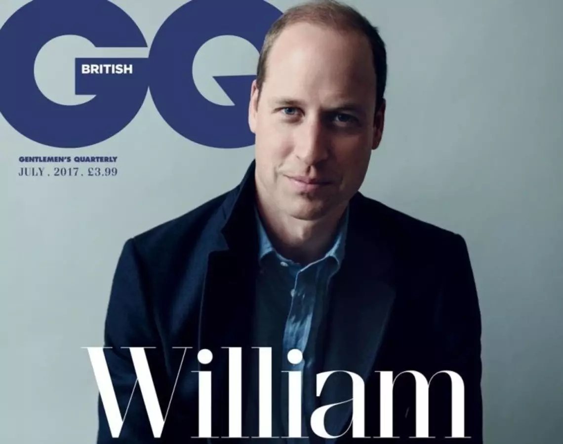 Si Prince William ay naka-star para sa takip ng British GQ