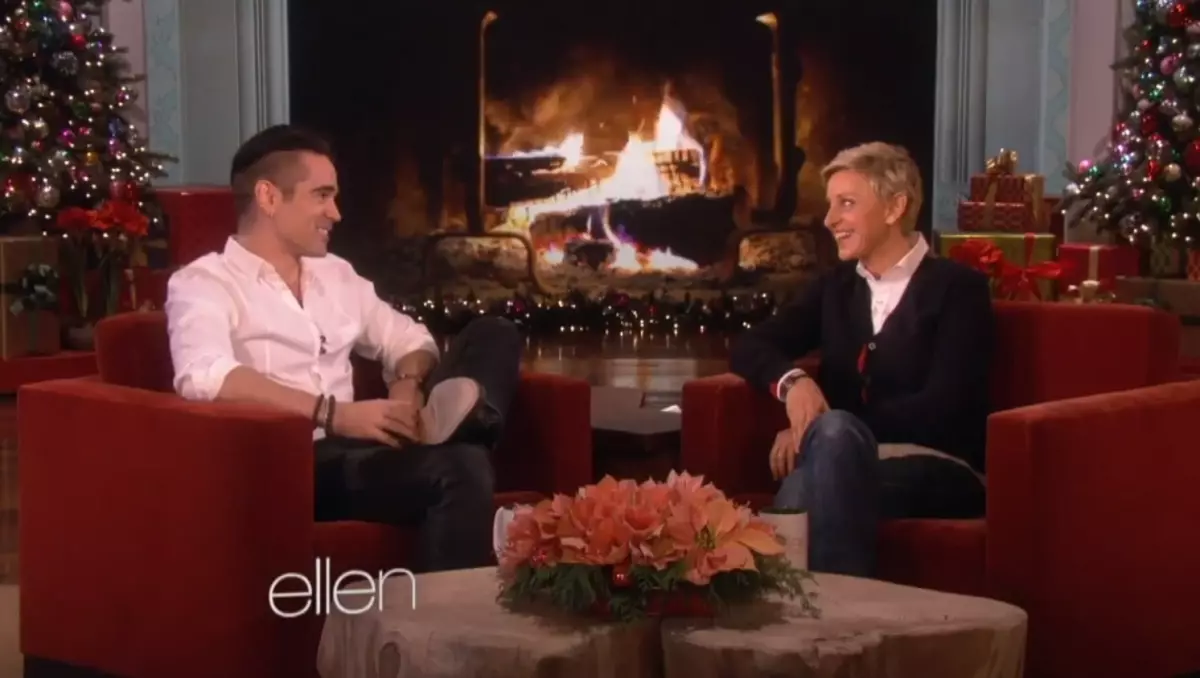 Colin Farrell op 'e Show Ellen Degensheres