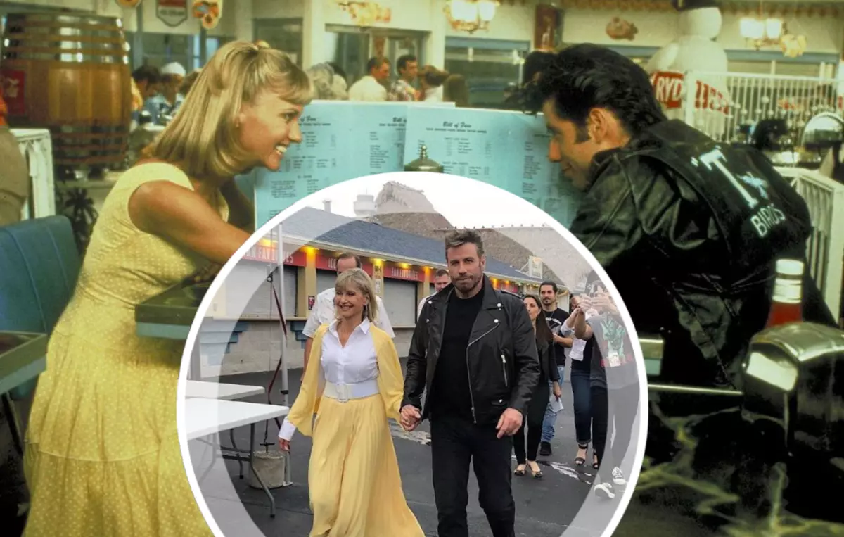 John Travolta og Olivia Newton gentagne billeder fra "Broccolina" efter 41