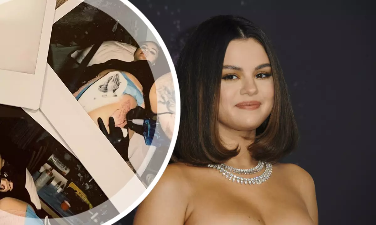Första låtarna, nu är det: Selena Gomez staplade en tatuering som Justin Bieber