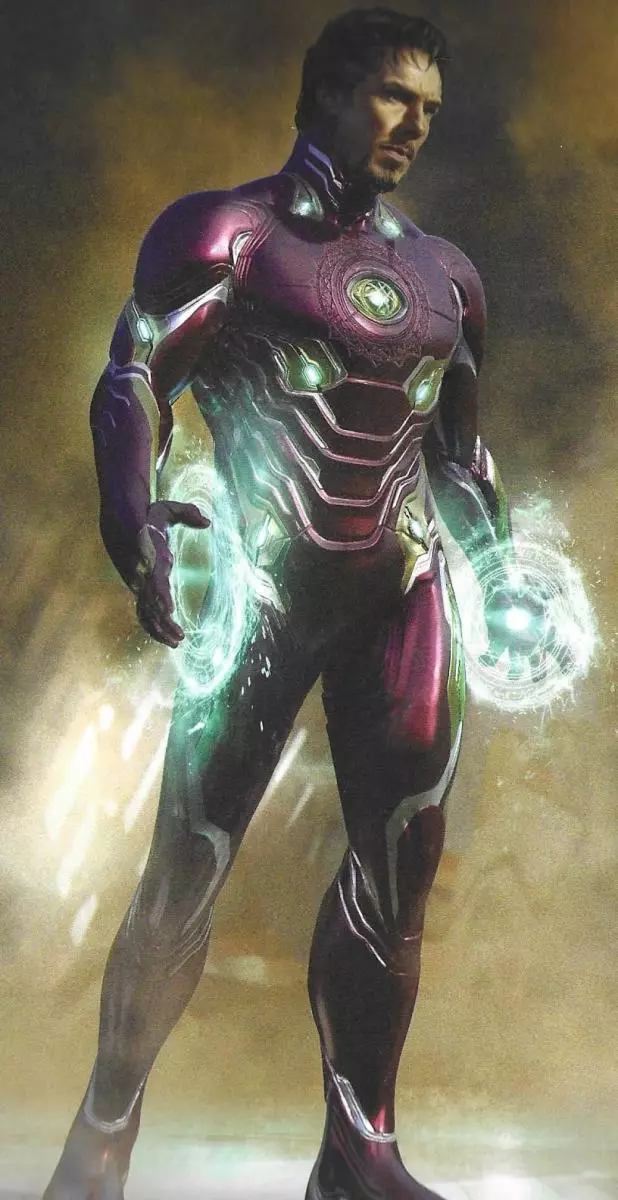 Kematian Loki, Dr. Strøndzh dalam kostum seorang Iron Man dan Seniman Konsep lainnya 