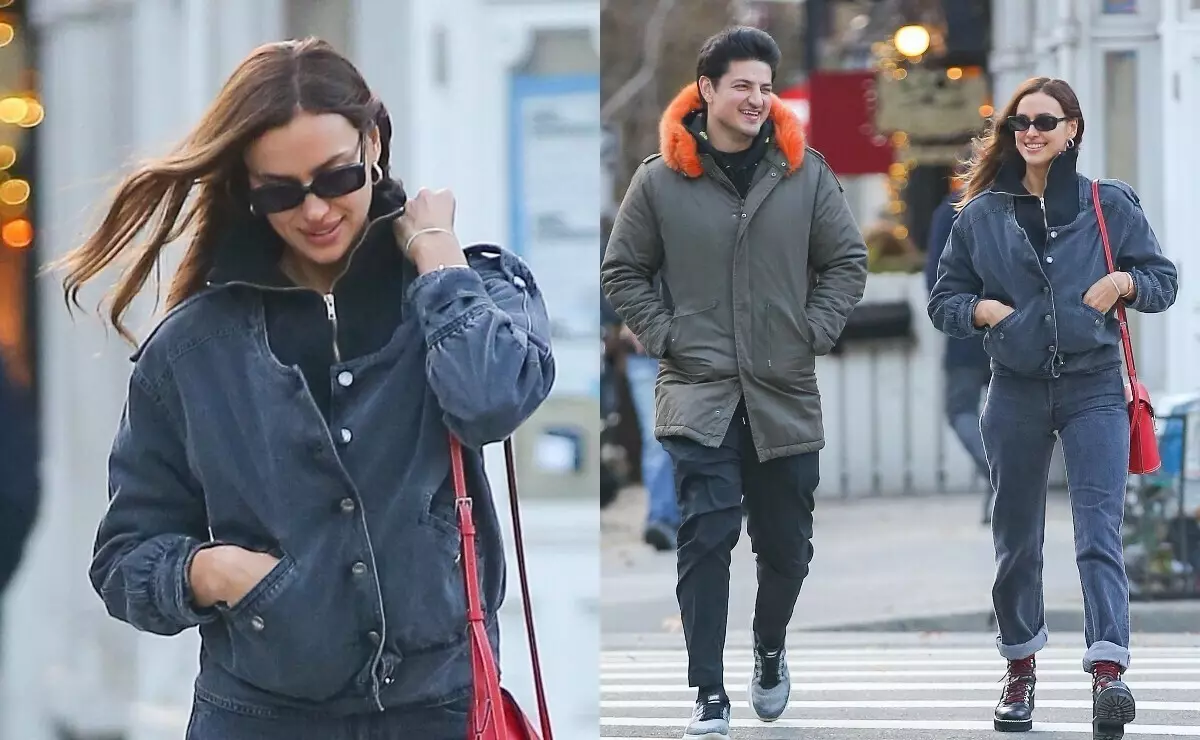 Tarikh atau hanya berjalan kaki? Irina Shayk lagi ditangkap dengan orang asing yang misterius