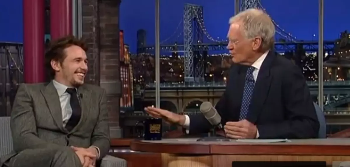 James Franco no show David Letterman