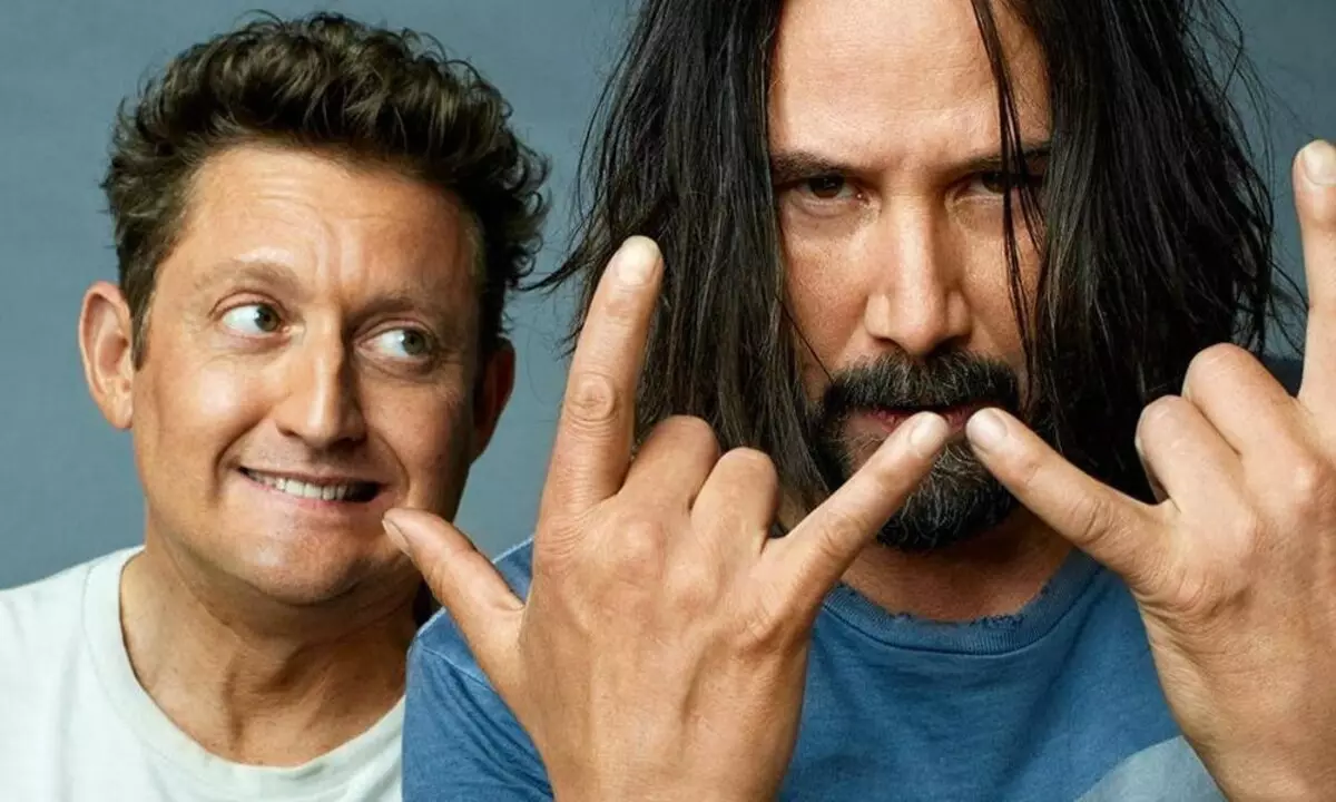 Keanu Rivz û Alex Winter ji bo rizgariya gerdûnê li Teaser "Bill û Ted" têne şandin