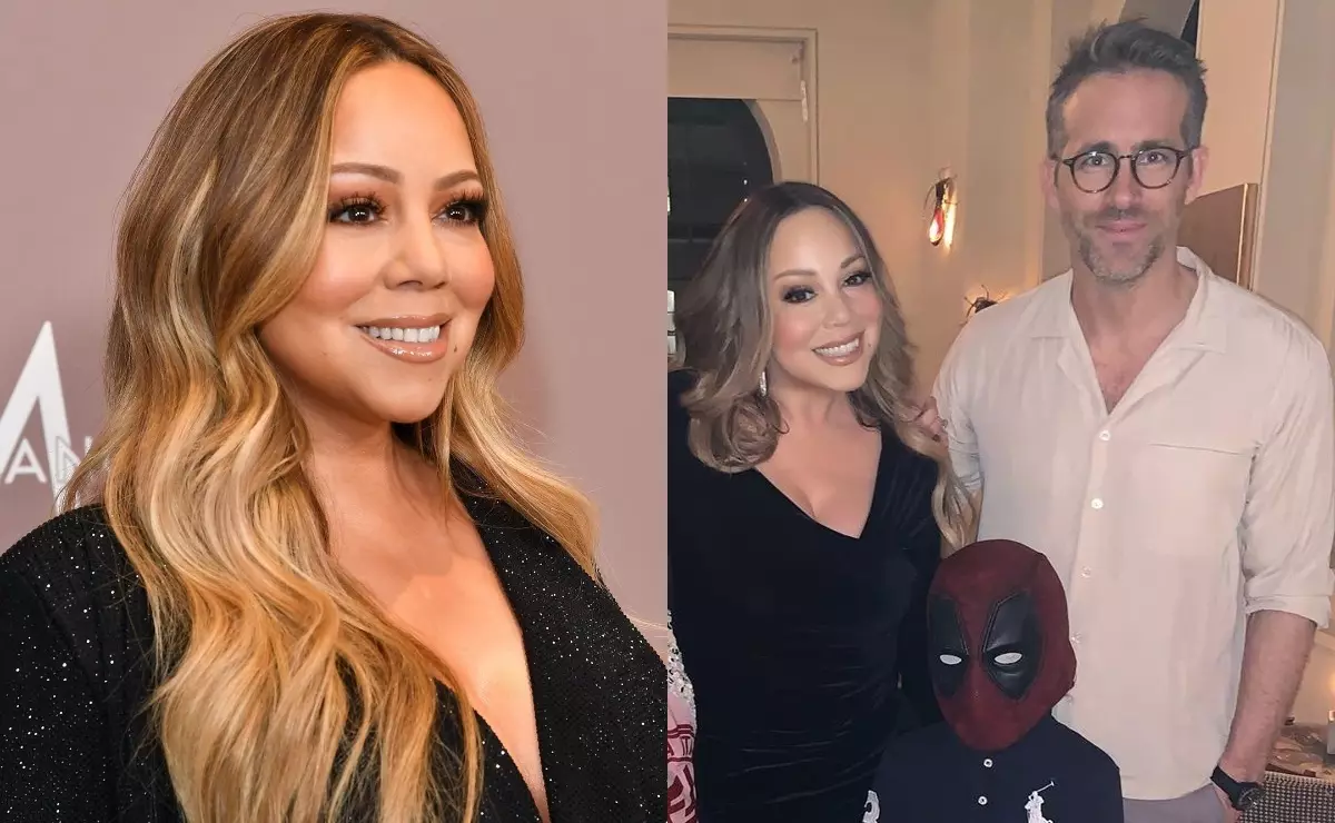 Dadpoolê Piçûk: Mariah Carey zarokên bi Ryan Reynolds û Blake Lavli re danasîn