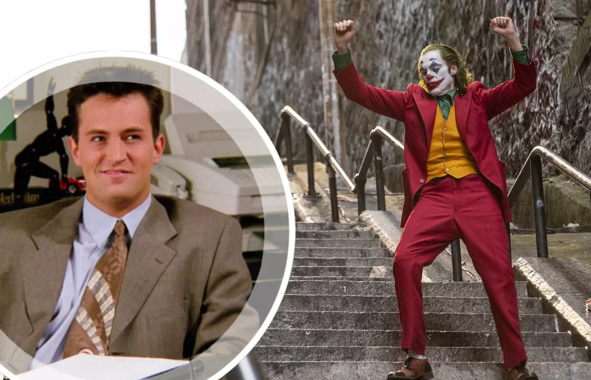 Co jest jak Joker i Chandler z "Przyjaciół"? Pokazuje Matthew Perry.