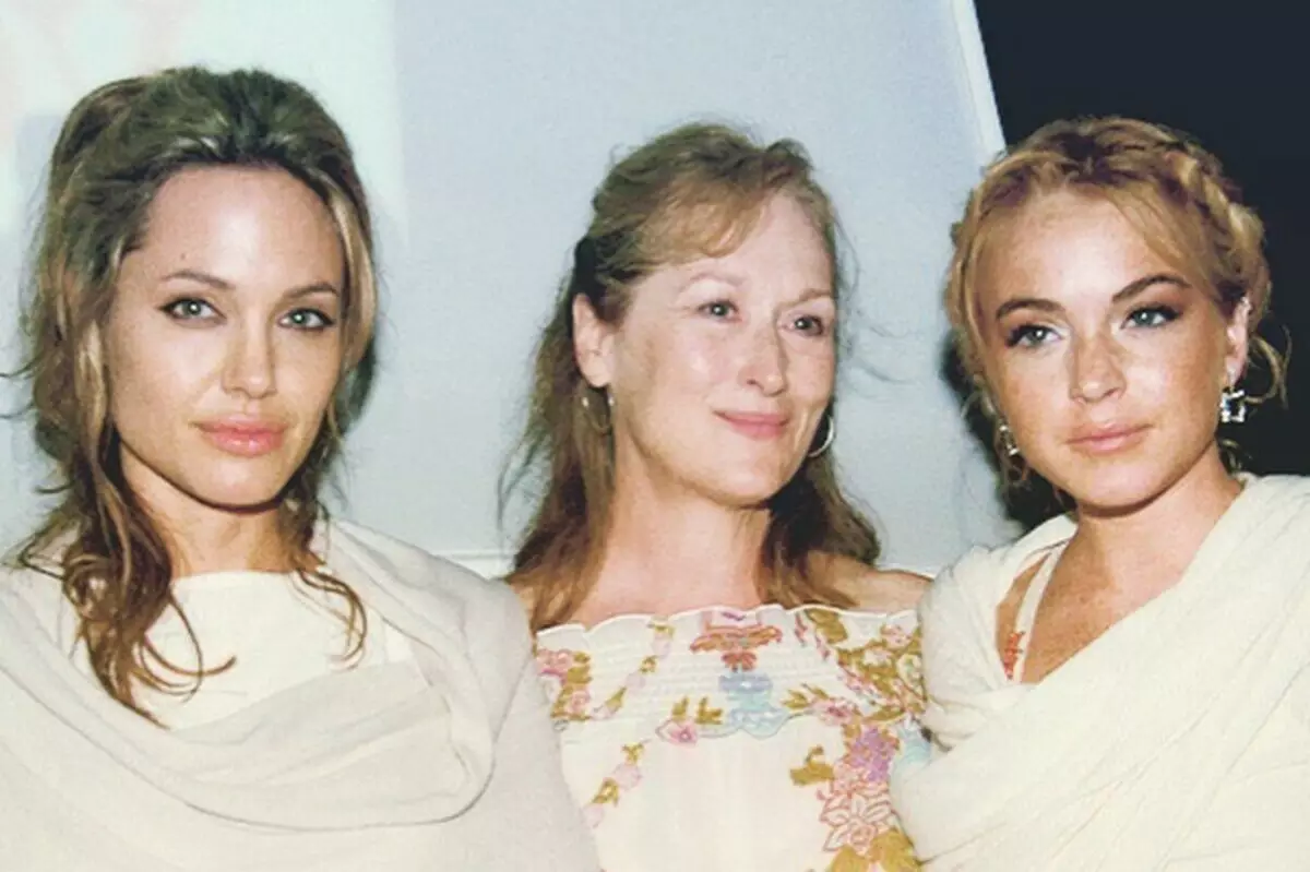 "Dobri stari časi": Lindsay Lohan je pokazal arhivsko fotografijo iz Meryl Stripa