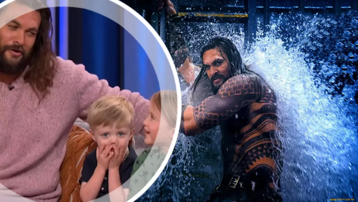 Atebodd Jason Momoa i ychydig o gefnogwr, lle mae Aquamen yn cymryd cawod