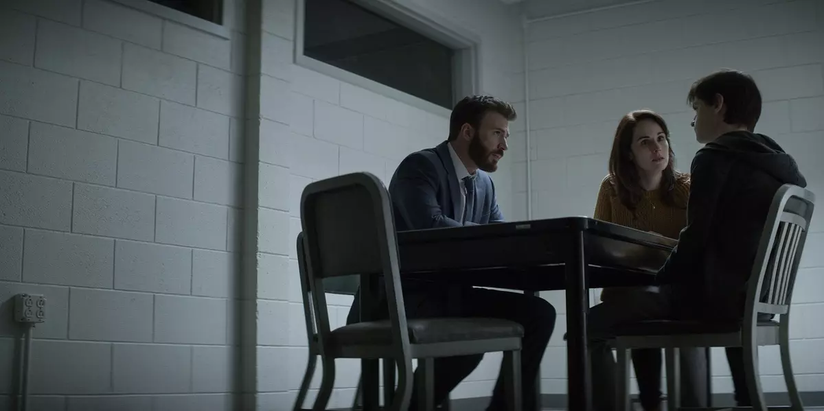 Chris Evans is experiencing a nightmare in the debut trailer of the series 