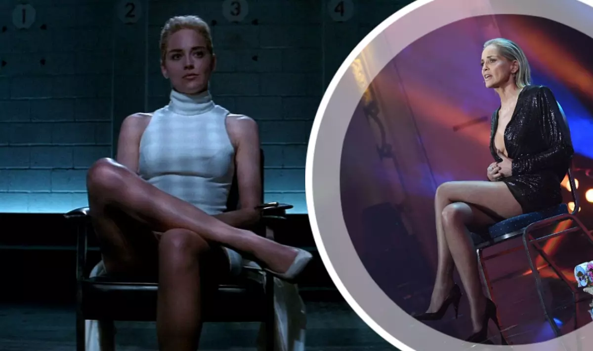 Sharon Stone endurskapaði Cult vettvangur frá "Basic Instinct"