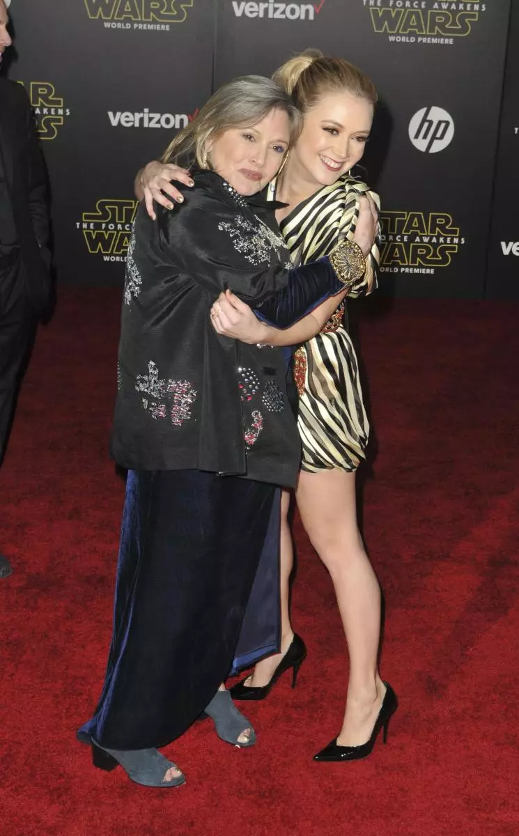 Filha Carrie Fisher Billy Lourdes confessou que nunca amava princesa leu