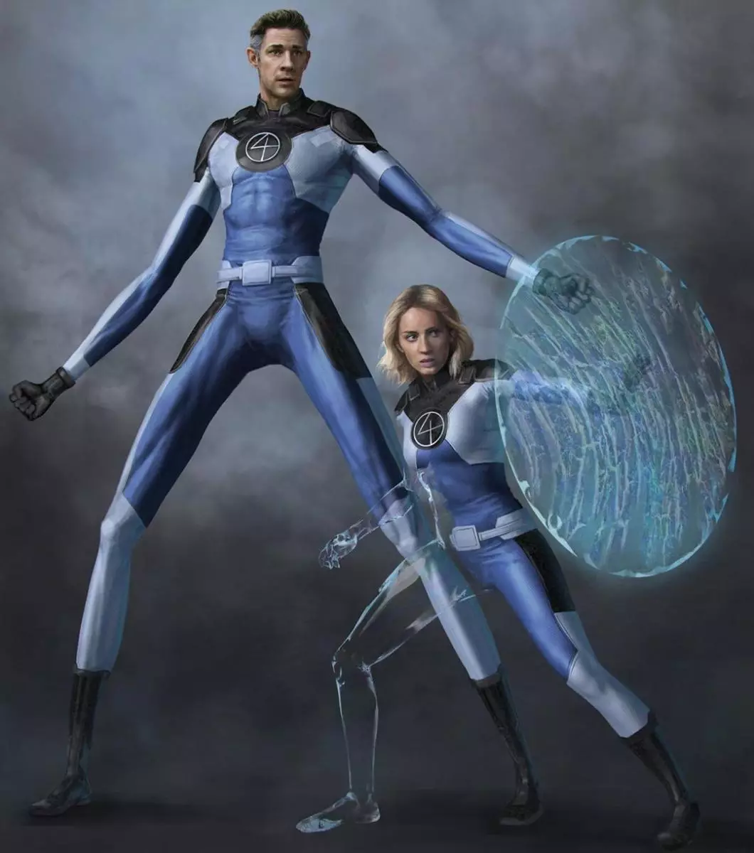 Cum ar fi John Krasinski și Emily Blunt în imagini de la Fantastic Four: fan artă 29101_2