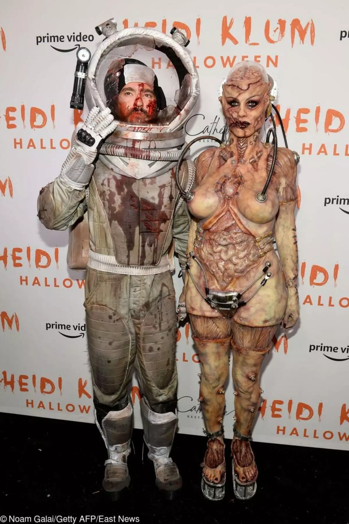 Bera mig: Heidi Klum sló með framandi skrímsli á Halloween 29196_2
