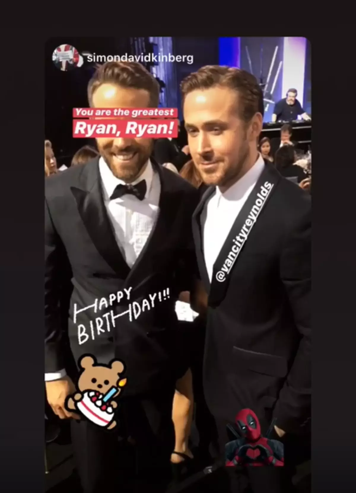 Karma Nastigala: Salma Hayek a touché Ryan Reynolds à son anniversaire 29704_1
