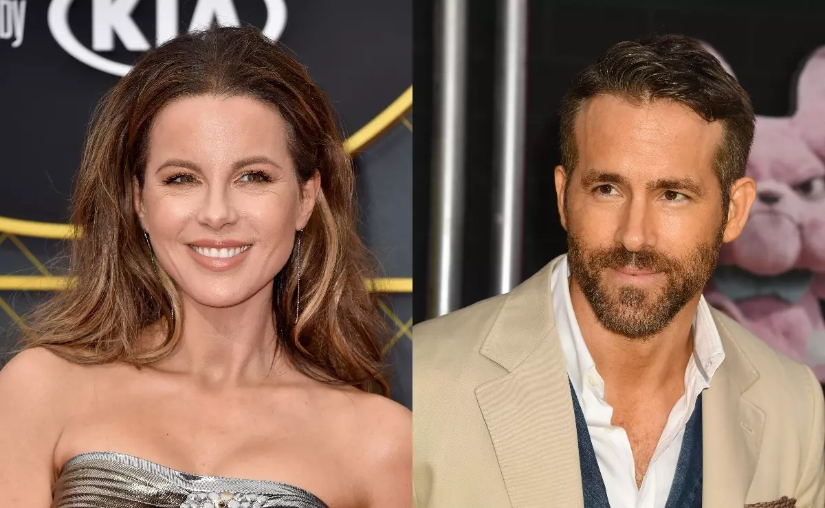 Kate Beckinsale katsoo itsensä Twin Ryan Reynolds: "Katson kuumalta"