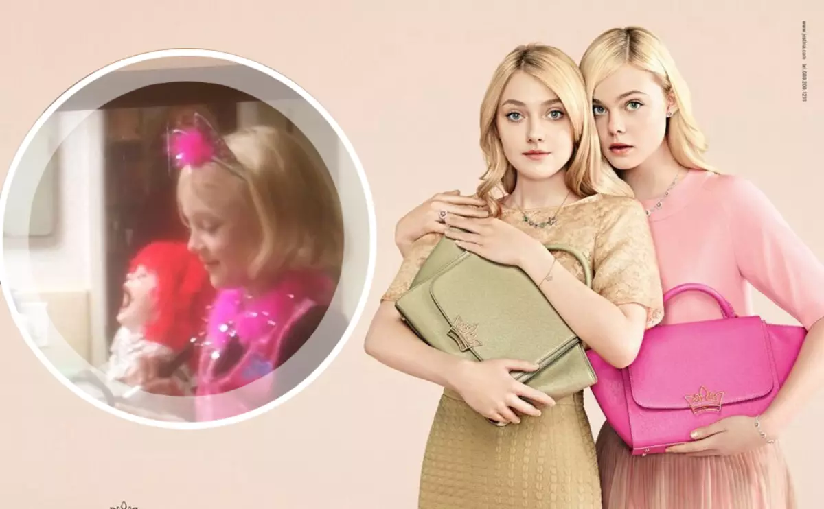 Mazs un bizness: El Fanning Shared Funny arhīva video ar Dakotu